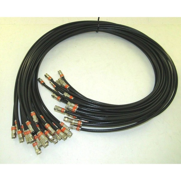 4' Coaxil Cable CATV 20 AWG PCT-DRS-59 - Black - 4 Feet Cable Wire - NEW - NWT - Picture 1 of 3